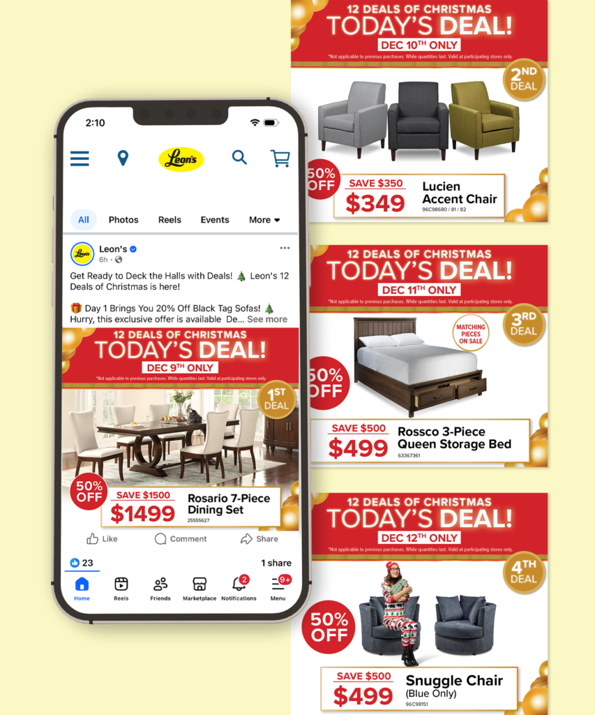 12 Deals on social media