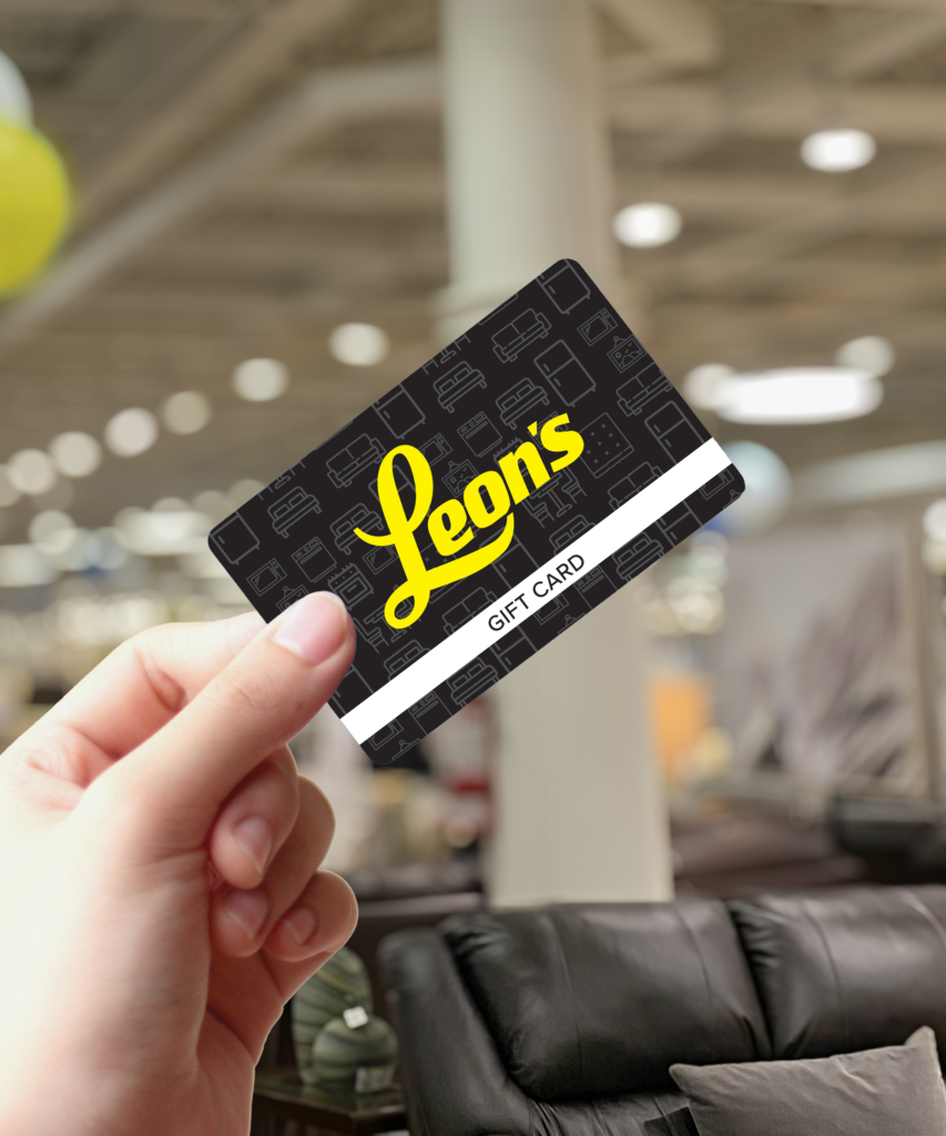 Gift card in hand