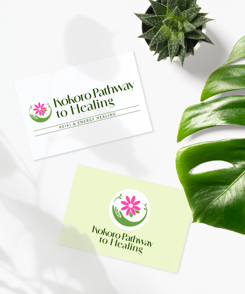 Kokoro Pathway to Healing business cards